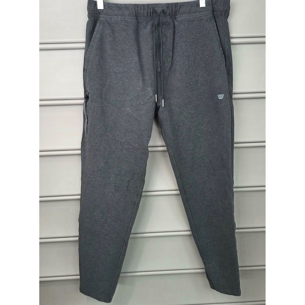 Mack Weldon Ace Sweatpants Mens Large Charcoal Gray Tapered Joggers RN37077